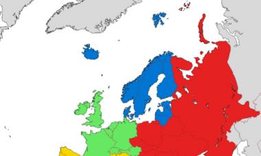 Спутниковая карта европы